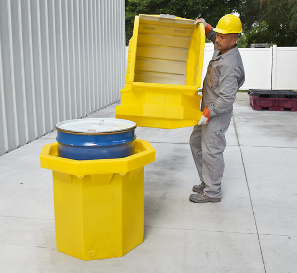 Ultra-Hard Top 1 Drum Plus Spill Pallet - Image 3