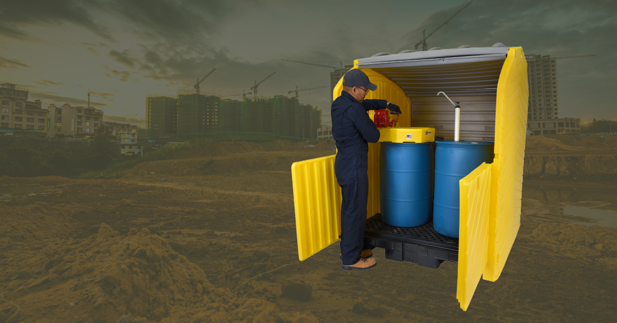 Secure and Compliant Drum Storage  <mark style="background-color:rgba(0, 0, 0, 0)" class="has-inline-color has-harvest-brown-color">Outdoors  </mark> 